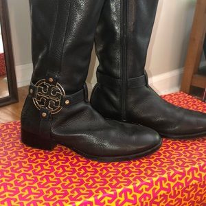 TORY BURCH riding boots w/ box!